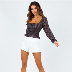 Brand new princess poly top